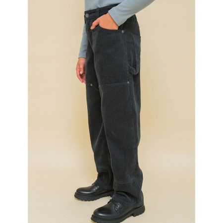 Pants for boys, height 116 cm, dark gray color-2