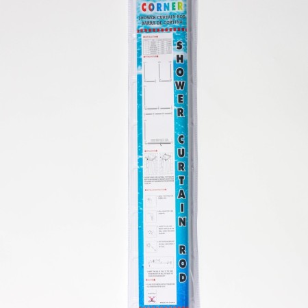Bathroom cornice is M-shaped, 80 × 80 cm, white color-5