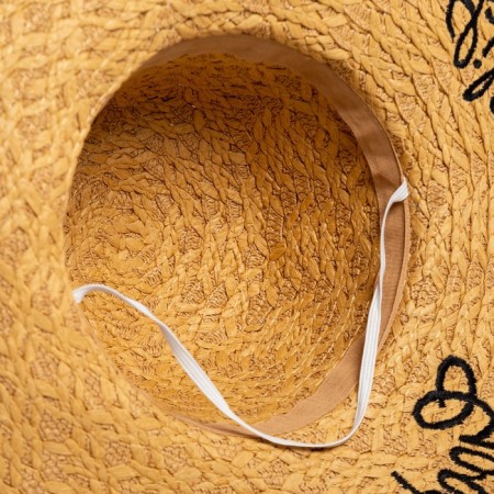Women's hat "Life is good", size 54-56, beige color-6