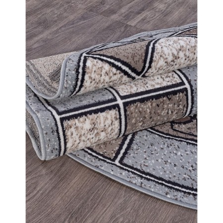 Rectangular carpet Merinos sierra albina, size 200x500 cm, color Blue-Brown 2-1