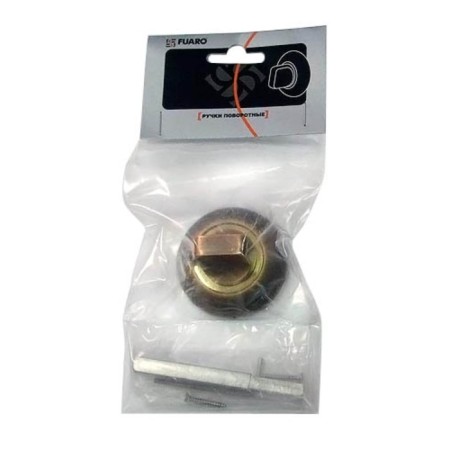 Rotary handle Fuaro BKW8 RM-SG/GP-4, matte gold/gold-2