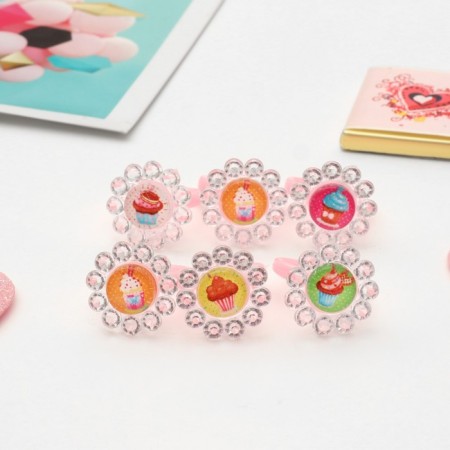 Children's ring "Choselka" openwork assorted, Mix drawing, color, dimensionless
