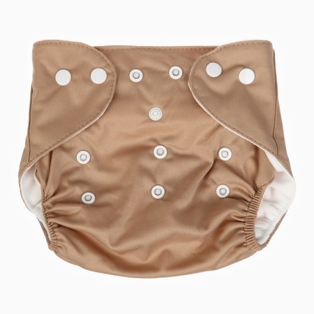 Reusable diaper "lion", 3-15 kg, brown color, crush me-7