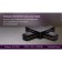 Connector X-shaped single-phase for connecting track tire pipelines GL7083 bk black