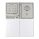Subject notebook, 36 sheets, cage, geometry, erichkrause, "Akademkniga", coated cardboard, unit offset 100%, information block