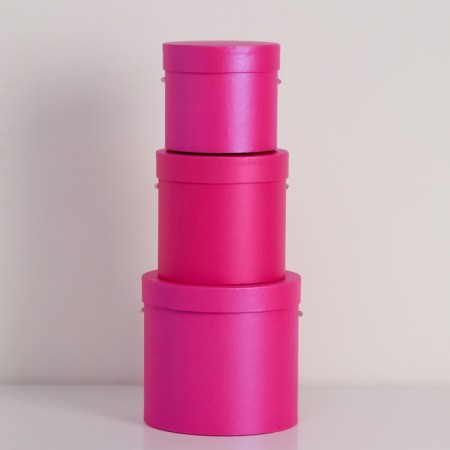 Set of boxes 3 in 1 (18*18*17/15*15*15/12*12*12 cm), fuchsia-3