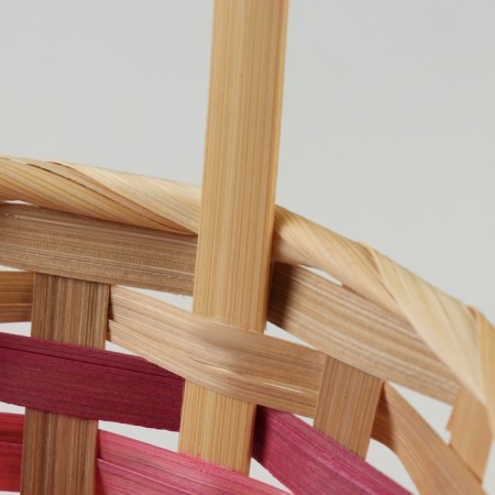 Camping set, 27x21x10/38 cm, 24x19x10/36 cm, 22x18x10/34 cm, 3 pcs, pink, bamboo-4