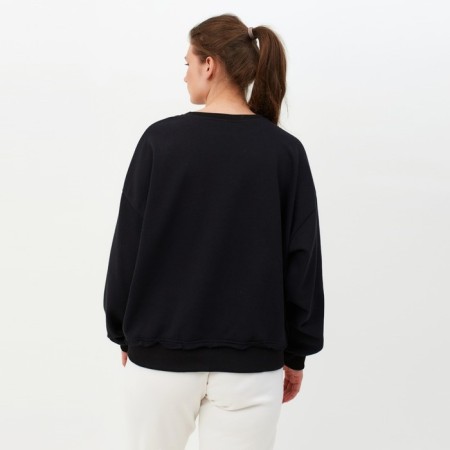 Female sweatshirt Minaku: Casual Collection Black color, size 50-52-2