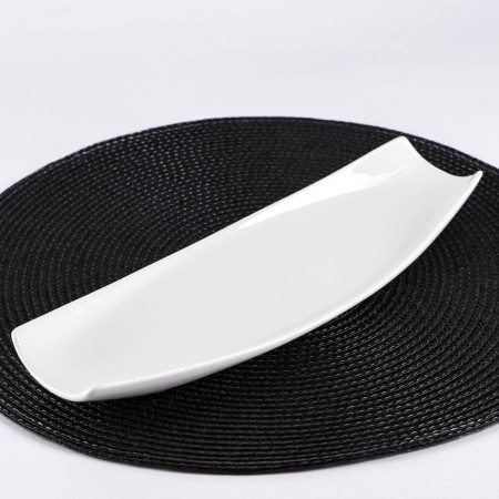 Porcelain dish Wilmax, 30 × 10 cm, white color