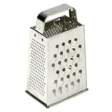 Tin grater with a handle, 4-way, height 21 cm