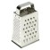 Tin grater with a handle, 4-way, height 21 cm