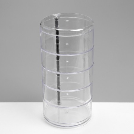 Transformer decoration stand 5 sections, 10.5 × 21.5 cm, transparent color-2