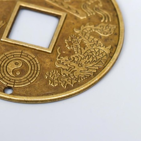 Metal coin "Dragons" d = 6.3 cm-2