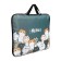 Folder for drawings and drawings A3, 470 x 350 x 20 mm, with handles, textile, calligrata "cats"