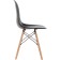 Plastic stool Eames PC-015 Array Book/Metal/Plastic, Natural/Black 46x49x83 cm