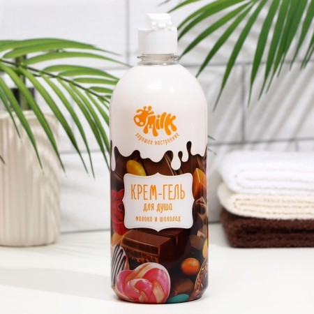 Cream-Gel shower Milk, milk and chocolate, 800 ml-2