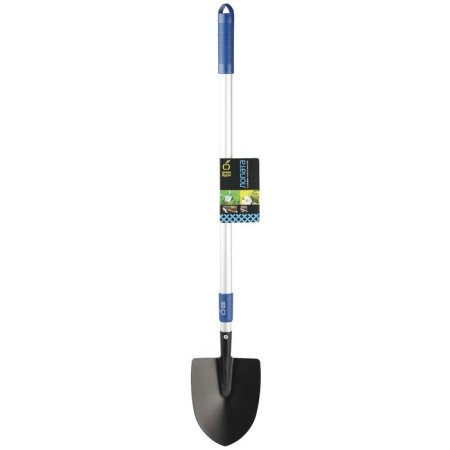 Baying shovel, acute, l = 90 cm, telescopic, metal stalk, without a handle-1
