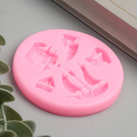 Mold Silicon "ships" 5 items 8x8x1 cm-1