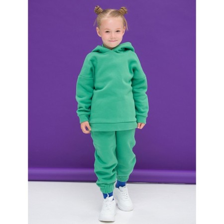 Children's sweatshirt, height 104 cm, green color-5