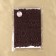 Lace elastic fabric, 190 mm × 2.7 ± 0.5 m, chocolate color