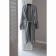 Essential robe, multilayer muslin, size m, color gray color