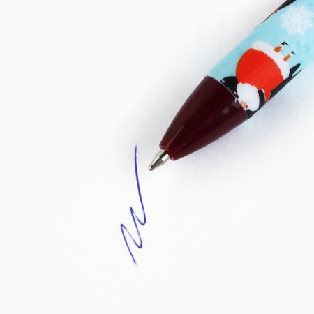 Automatic matte handle "Cat Frost", blue paste 0.7 mm-3