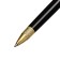 Gift handle, ball "Venzura" in the leatherette case, rotary, black body with gold
