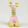 Gift set: soft toy+teether+cards for the photo "giraffe"