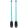 Bulas for rhythmic gymnastics inserted Grace Dance, 41 cm, blue/black color