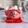 Piggy bank Ceramics "Cat Mani-Neko pink with bells" 10.5x13.5x9 cm