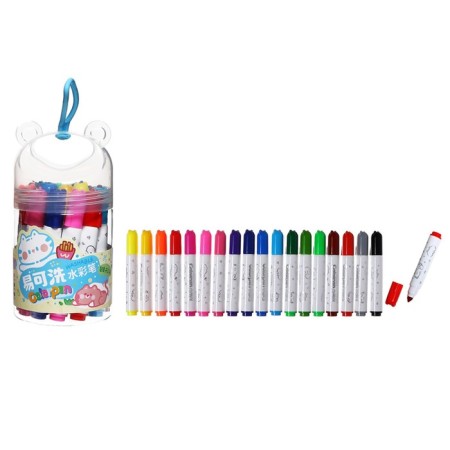 Fleeters 18 colors in a plastic tube with a handle "Mishka"