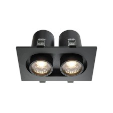 The built-in lamp Technical DL045-02-10W4K-B, 20W, 15.9x9.5x9.8 cm, LED, 1650LM, 4000K, black color black