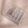 Organizer for storage, 9 sections, with a drawer, 18.5 × 10 × 11.5 cm, in a cardboard box, the color is transparent