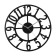 Wall clocks of metal "Loft-1", silent, D-40 cm, aa