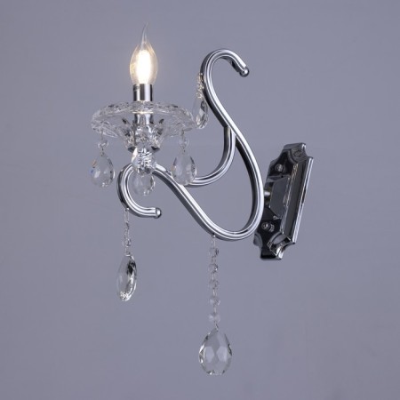 Lamp wall -mounted burea pelry 13x29x45, 1x60W E14, chrome-1