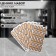 Crafts' price tags are self -adhesive, set of 10 sheets, 7 × 14 cm, beige color