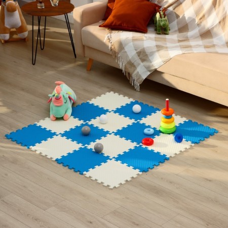 Soft floor universal, 33 × 33 cm, blue color-5
