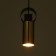 Lamp Bayerlux 2286/1 E27 40W Black-gold 6x6x18-118 cm