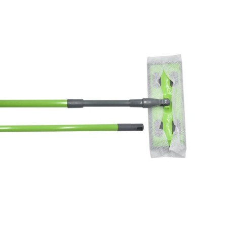 Mop with a pen for removing dust and interchangeable napkins, 10 pcs