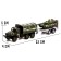 Metal truck "Ural" Army with a trailer ", inertia, scale 1:43, green color