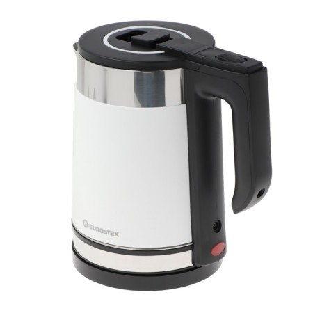 Electric kettle eurostek eek-2024, plastic, fire, 1.8 l, 1500 watts, white-1
