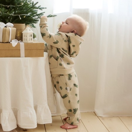 New Year. Costume (hoodies and trousers) I am "spruce branches", height 86-92 cm-1