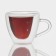 Glass mug with double walls Magistro "Heart", 150 ml, 11 × 8 × 7.5 cm