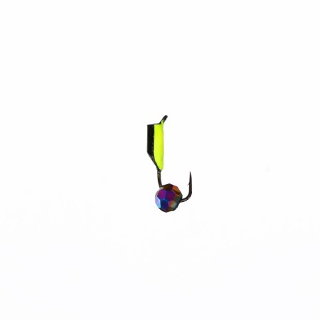 Mormyshka column black, lime abdomen + ball Granen chameleon, weight 0.5 g-1