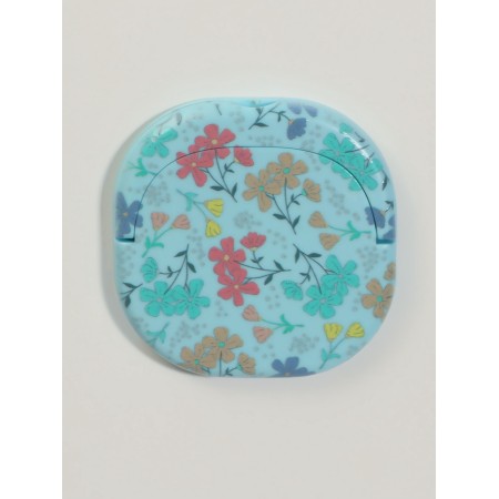 Pocket mirror “pattern”, with a stand, 8 × 8 cm, blue color-3
