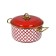 Pan with a lid Oursson, red color, 6 liters