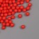 Decor for creativity Polyn -plast "Assorted balls" Red set 10 grams