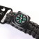 A multifunctional keychain, tourist from a paracord, with a compass, opener, 16 cm