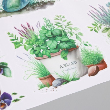 Interior color sticker color "in the home garden" 42x57 cm-1