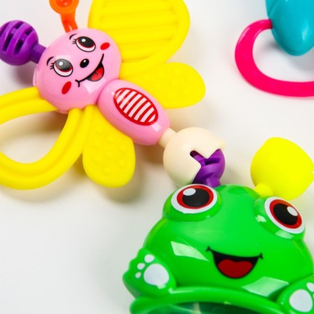 A set of rattles “Gather me”, 6 pcs, bright colors, crumb me-3